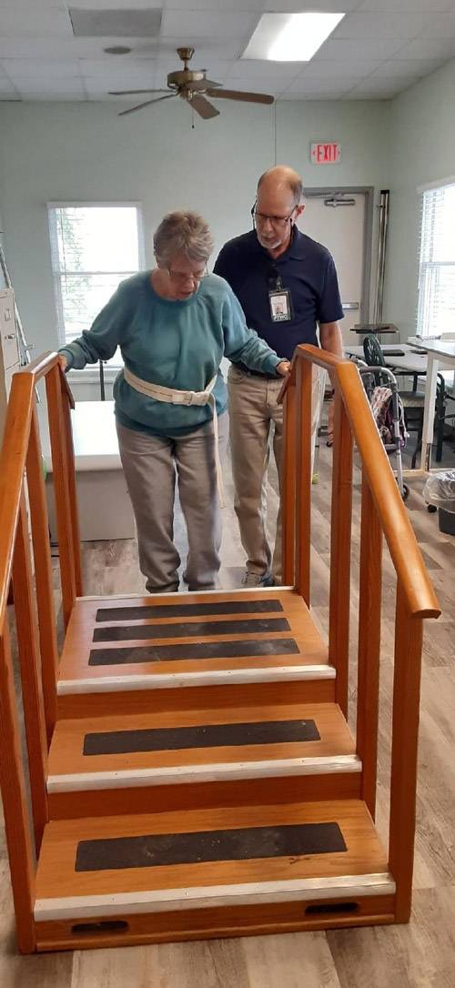 An interior shot of physical therapy session at the WLC Three Springs facility, from the Three Springs Gallery.