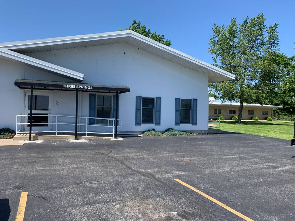 An exterior shot of WLC Three Springs facility, from the Three Springs Gallery.